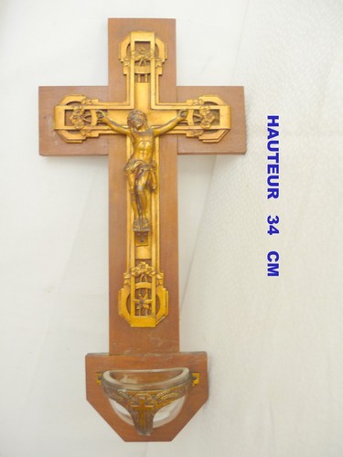 Crucifix mural bronze - , en