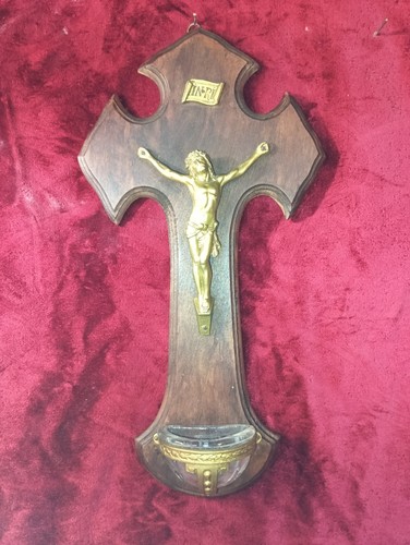 Croix bois crucifix - bois,