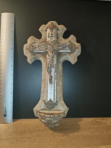 Ancien crucifix velours - ancien,