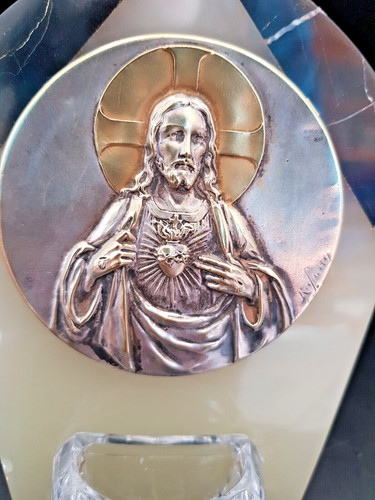 Bénitier jésus christ sur - bénitier,